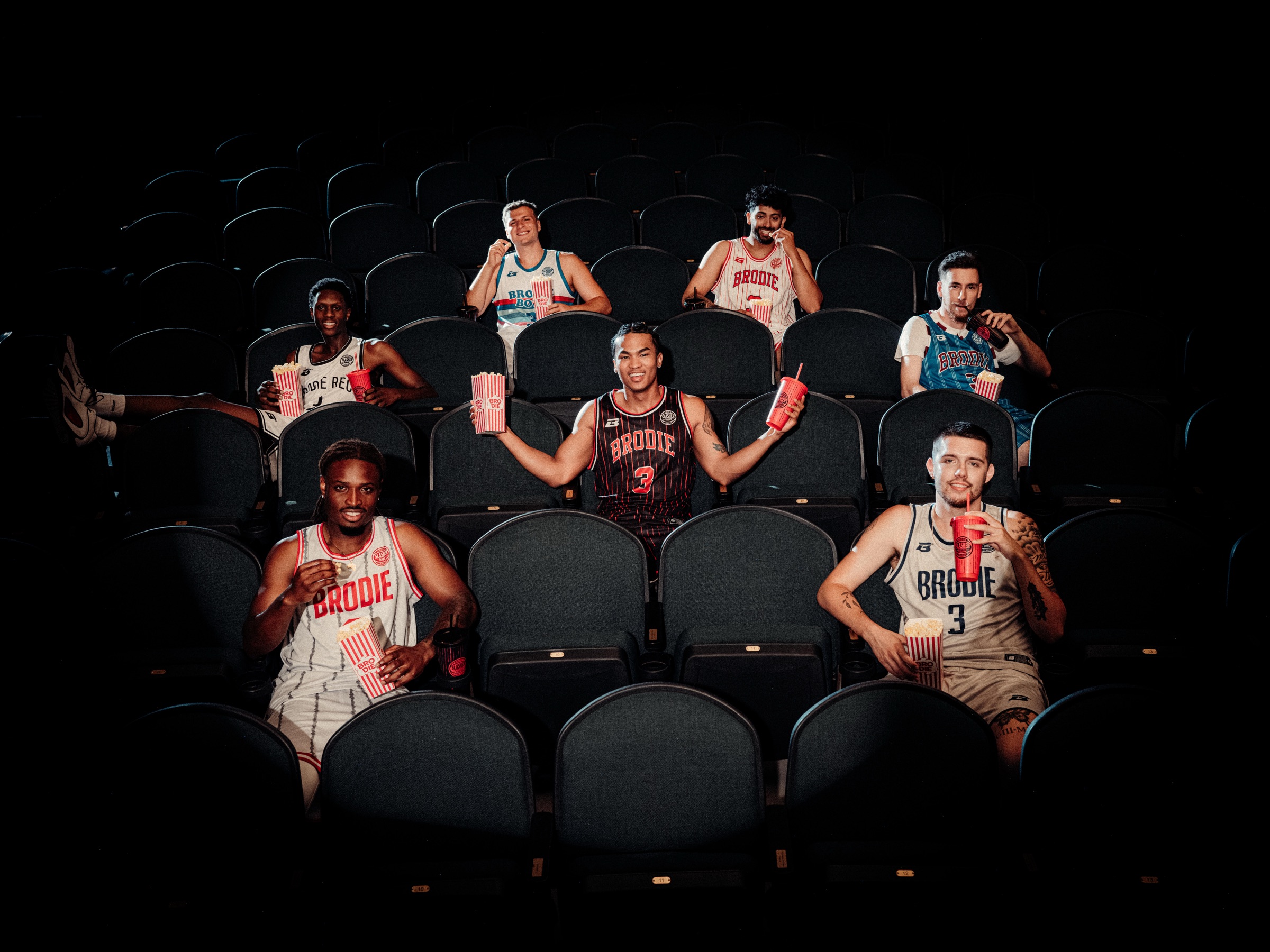 Slasher Season — Brodie athletes in a cinema