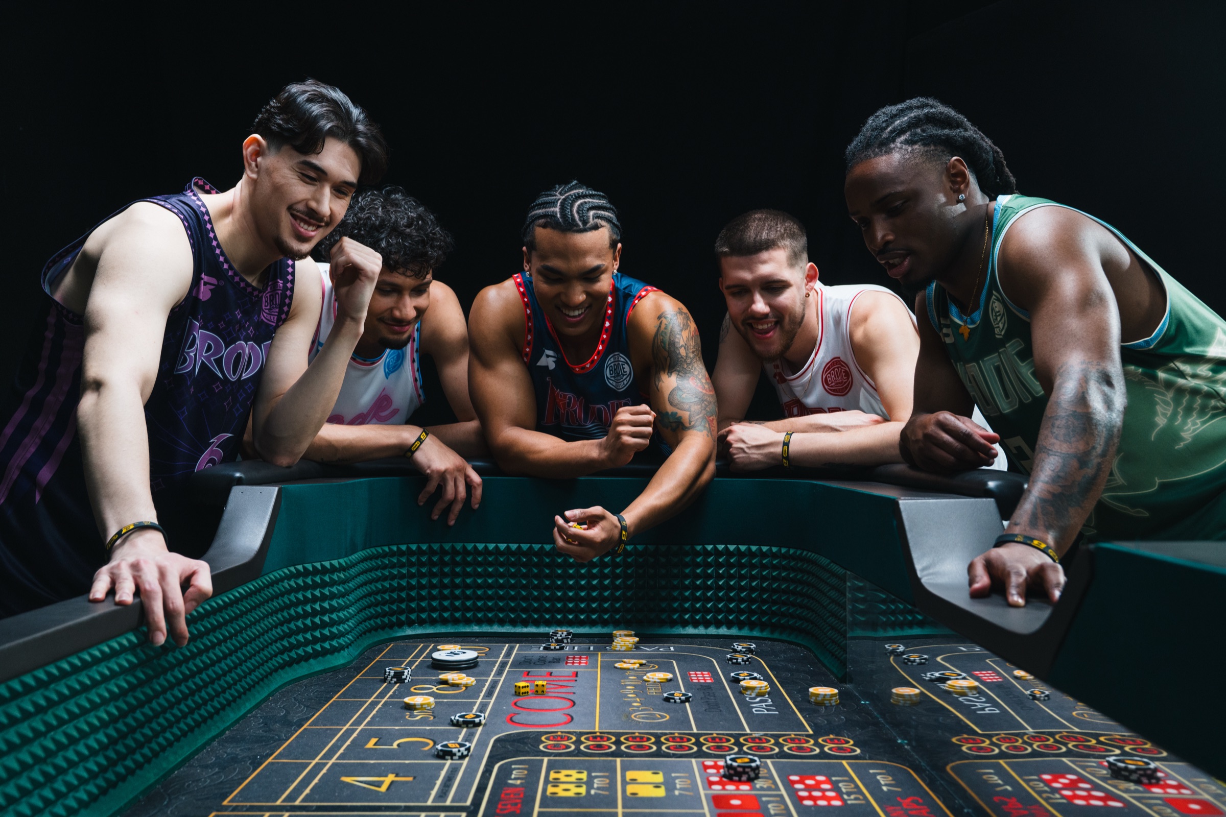 Brodie Summer — athletes gathered around the table